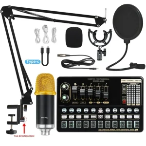 Computer-Mobile-Phone-Live-Steam-Audio-Studio-Vocal-Recording-Fashion-Studio-Equipment-Music-Recording-Microphone-Kit