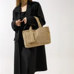 Corduroy-Large-Capacity-Fashion-Handbag-For-Women-Winter-Casual-Single-Shoulder-Armpit-Bag-Shopping-Totes-Trendy-5