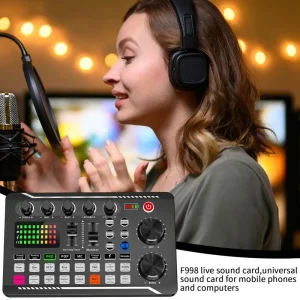 English-Version-Sound-Card-Kit-For-Podcasting-Professional-Audio-Mixer-All-In-One-Podcast-Production-Studio