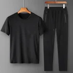Men-Casual-Two-piece-Suit-Men-s-Casual-Sport-Outfit-Set-with-O-neck-T-shirt-4