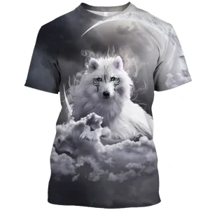 Men-s-T-Shirt-3D-Animal-Wolf-pattern-Tees-Summer-Oversized-O-Neck-Short-Sleeve-Tops-1