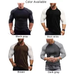 New-Autumn-Men-s-Long-Sleeve-T-Shirts-Casual-Stitching-Raglan-Sleeve-Crew-Neck-T-Shirt-4